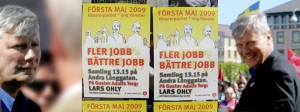 Lars Ohly and Left Party Posters
