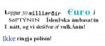 Icelandic-ish ransom note