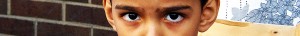 A boy's eyes