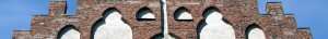 Brick and whitewash pattern
