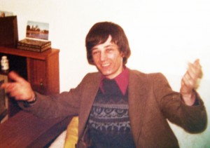 Jonathan on an "up" and in full flow 1980/1981